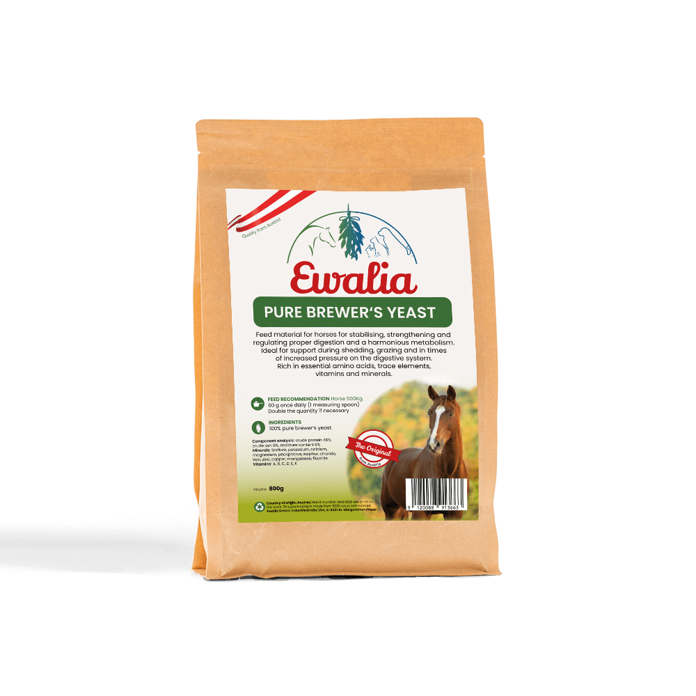 Ewalia horse feed material upright pure brewer s yeast
