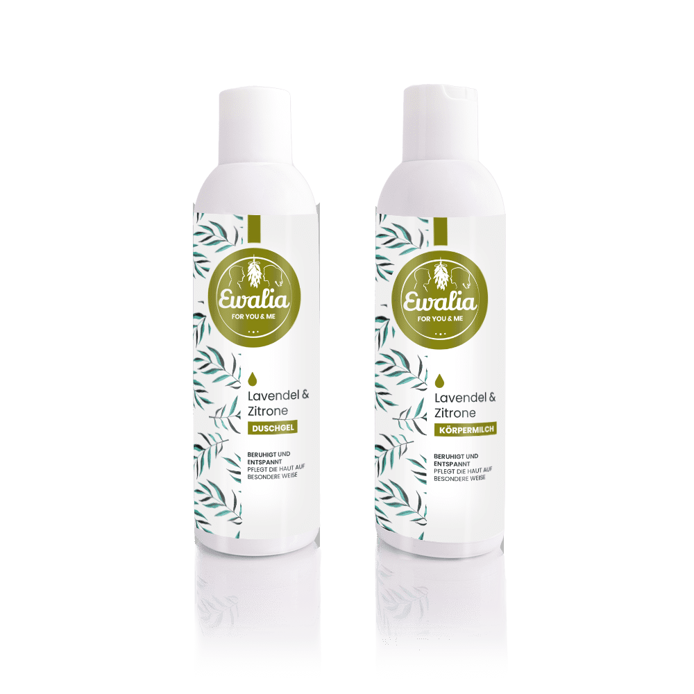 Buendel You and Me Lavendel Zitrone Duschgel Lavendel Zitrone Koerpermilch