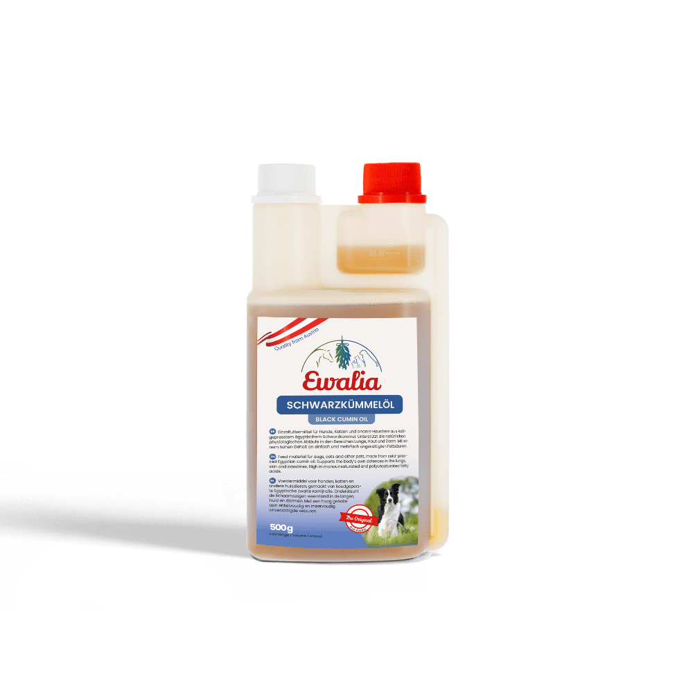 EWALIA Schwarzkümmelöl für Hunde 500ml