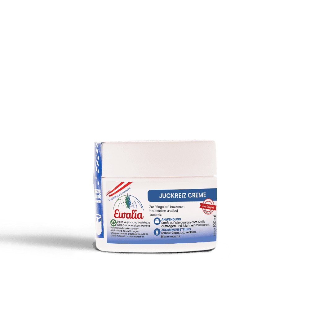 Ewalia Hunde Pflegemittel stehend Juckreiz-Creme